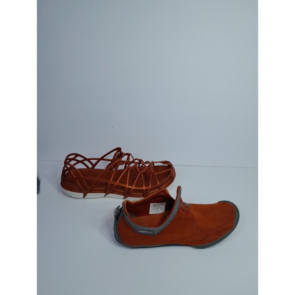 RARE Li Ning The Mix Caged Running Shoes Men's 8 Copper Tan Brown Vtg - Picture 3 of 9